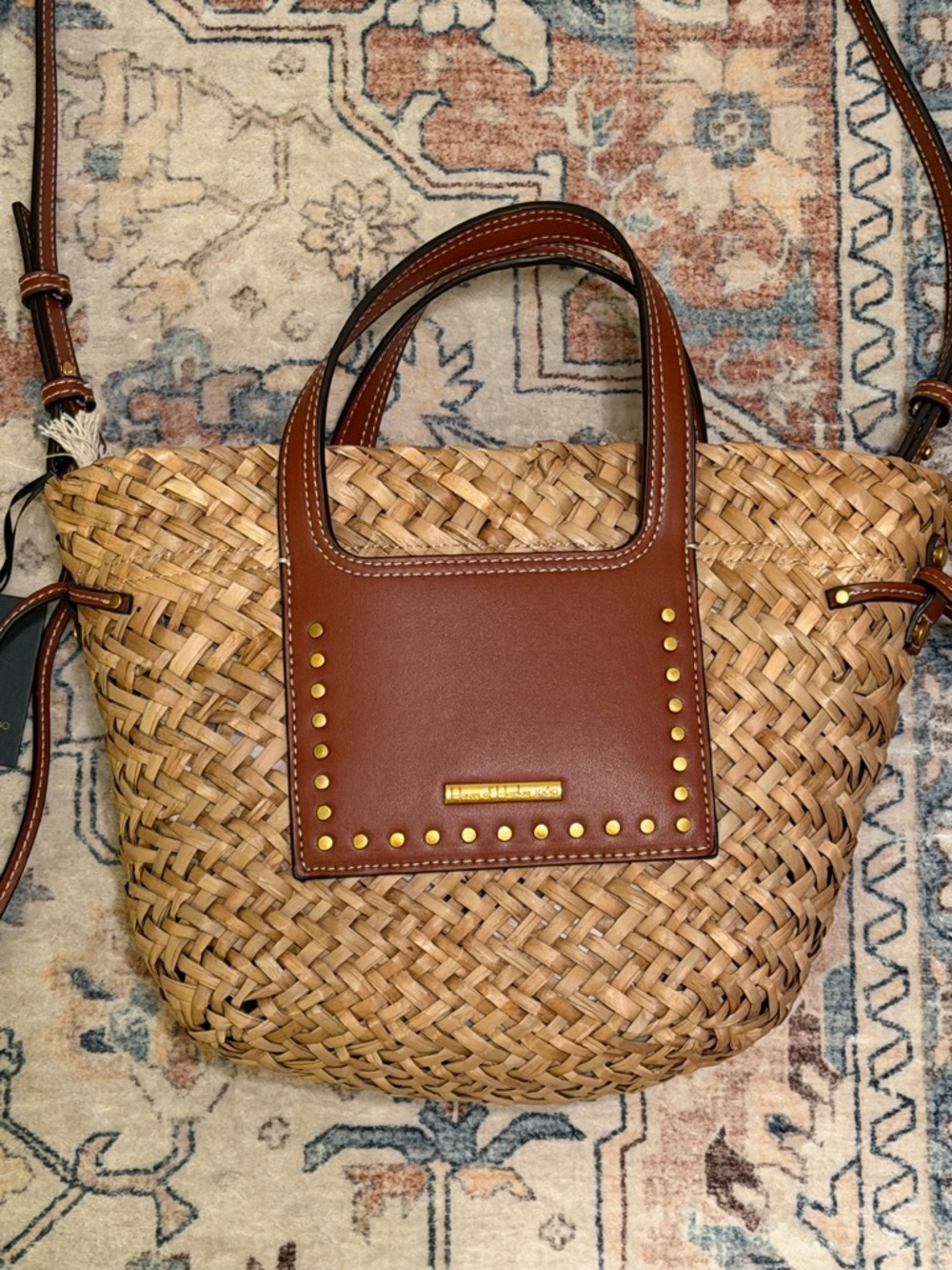 House of Harlow 1960 | Woven Straw Crossbody - Picture 5 of 9